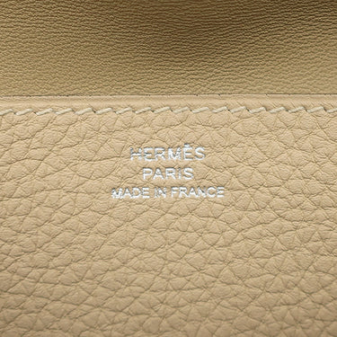 エルメス HERMES ドゴンロング トレンチ トゴ 長財布 シルバー金具