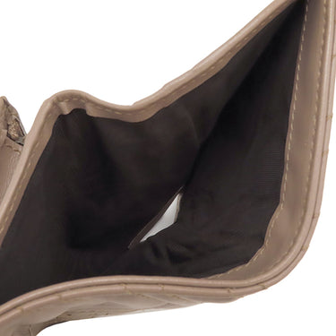 グッチ GUCCI ダブルG カードケース ウォレット 466492 ベージュ シェブロンキルティングレザー 二つ折り財布 ゴールド金具 コンパクトウォレット