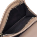 グッチ GUCCI ダブルG カードケース ウォレット 466492 ベージュ シェブロンキルティングレザー 二つ折り財布 ゴールド金具 コンパクトウォレット