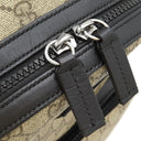 グッチ GUCCI GGスプリームキャンバス スモール バックパック 429020 ベージュ×ブラック PVCコーティングキャンバス レザー リュック・デイパック シルバー金具