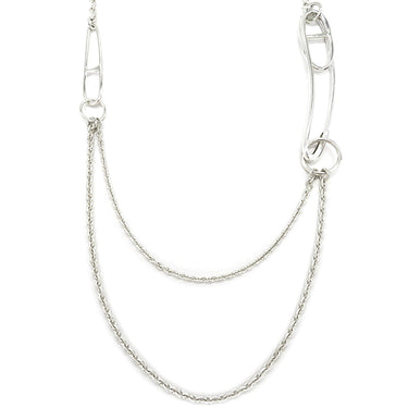 エルメス HERMES シェーヌダンクルパンク ロングネックレス シルバー シルバー925 ネックレス スターリングシルバー