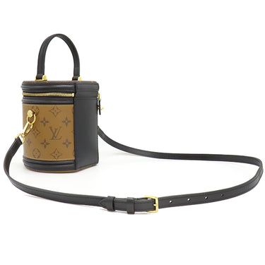 ルイヴィトン LOUIS VUITTON カンヌ M43986 モノグラム モノグラムキャンバス モノグラムリバースキャンバス 2WAYバッグ ゴールド金具 茶 ハンドバッグ ショルダーバッグ