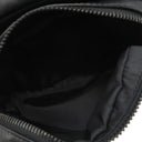 プラダ PRADA レザー クロスボディ ブラック レザー ボディバッグ マットブラック金具 黒 三角ロゴ