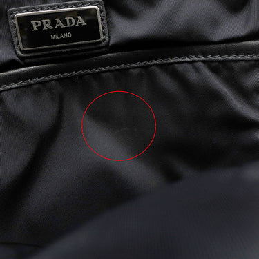 プラダ PRADA レザー クロスボディ ブラック レザー ボディバッグ マットブラック金具 黒 三角ロゴ