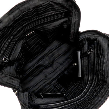 プラダ PRADA ナイロン ブリーフケース ブラック ナイロン ビジネスバッグ シルバー金具 黒 トート