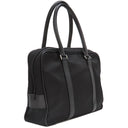 プラダ PRADA ナイロン ブリーフケース ブラック ナイロン ビジネスバッグ シルバー金具 黒 トート