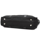 プラダ PRADA ナイロン ブリーフケース ブラック ナイロン ビジネスバッグ シルバー金具 黒 トート