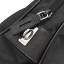 プラダ PRADA ナイロン ブリーフケース ブラック ナイロン ビジネスバッグ シルバー金具 黒 トート