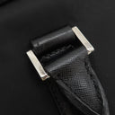 プラダ PRADA ナイロン ブリーフケース ブラック ナイロン ビジネスバッグ シルバー金具 黒 トート