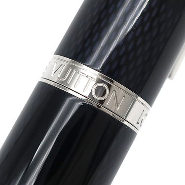 ルイヴィトン LOUIS VUITTON グラフィット グラントゥール N79003 ブラック×シルバー メタル ラッカー ボールペン 黒インク 筆記確認済 イニシャル入り