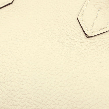 エルメス HERMES バーキン30 ナタ トリヨンクレマンス ハンドバッグ ゴールド金具 アイボリー