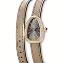 腕時計 ブルガリ BVLGARI セルペンティ 102968 クオーツ レディース K18PG×SS コンビ 純正ダイヤ ダブルスパイラル ピンクゴールド