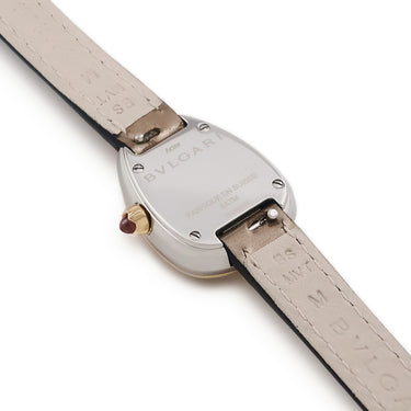 腕時計 ブルガリ BVLGARI セルペンティ 102968 クオーツ レディース K18PG×SS コンビ 純正ダイヤ ダブルスパイラル ピンクゴールド