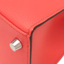 エルメス HERMES ケリー28 外縫い ローズテキサス ヴォーエプソン 2WAYバッグ シルバー金具 ショルダー