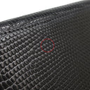 エルメス HERMES ケリー32 外縫い ブラック リザード 2WAYバッグ ゴールド金具 黒