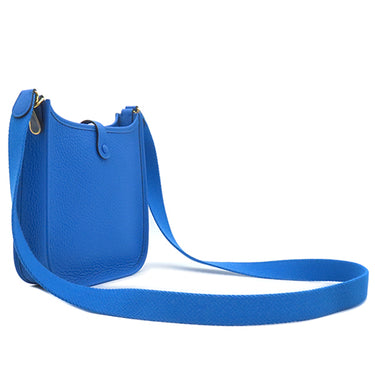 エルメス HERMES エヴリンTPM ブルーイドラ トリヨンクレマンス ショルダーバッグ ゴールド金具 新品 未使用 青