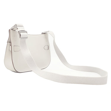 エルメス HERMES ジプシエール ミニ グリペール スイフト ショルダーバッグ シルバー金具 白