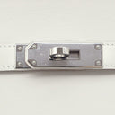 エルメス HERMES ジプシエール ミニ グリペール スイフト ショルダーバッグ シルバー金具 白