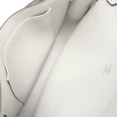 エルメス HERMES ジプシエール ミニ グリペール スイフト ショルダーバッグ シルバー金具 白