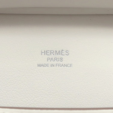 エルメス HERMES ジプシエール ミニ グリペール スイフト ショルダーバッグ シルバー金具 白
