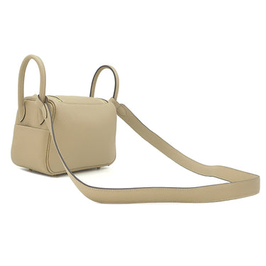 エルメス HERMES リンディ ミニ 20 トレンチ トリヨンクレマンス ショルダーバッグ ゴールド金具