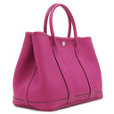 エルメス HERMES ガーデンパーティーTPM ローズパープル カントリー トートバッグ シルバー金具 紫