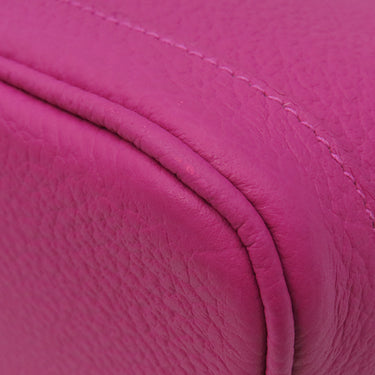 エルメス HERMES ガーデンパーティーTPM ローズパープル カントリー トートバッグ シルバー金具 紫