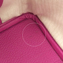 エルメス HERMES ガーデンパーティーTPM ローズパープル カントリー トートバッグ シルバー金具 紫