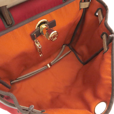 エルメス HERMES エールバッグ アドPM レッド×オレンジ キャンバス ヴァッシュハンター 2WAYバッグ ゴールド金具 赤 リュック バックパック
