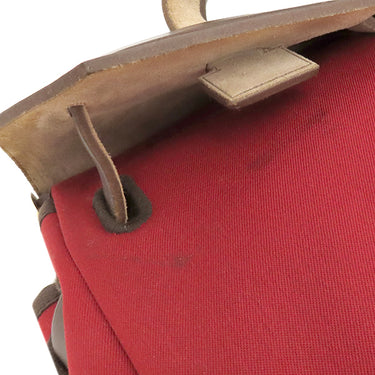 エルメス HERMES エールバッグ アドPM レッド×オレンジ キャンバス ヴァッシュハンター 2WAYバッグ ゴールド金具 赤 リュック バックパック