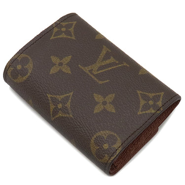 ルイヴィトン LOUIS VUITTON ポルト モネ プラ M61930 モノグラム モノグラムキャンバス コインケース ゴールド金具 茶 小銭入れ カードケース