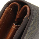 ルイヴィトン LOUIS VUITTON ポルト モネ プラ M61930 モノグラム モノグラムキャンバス コインケース ゴールド金具 茶 小銭入れ カードケース