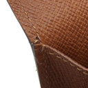 ルイヴィトン LOUIS VUITTON ポルト モネ プラ M61930 モノグラム モノグラムキャンバス コインケース ゴールド金具 茶 小銭入れ カードケース