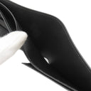 ルイヴィトン LOUIS VUITTON ポルトフォイユ スレンダー ロープパターン N41678 ダミエグラフィット ダミエグラフィットキャンバス 三つ折り財布 黒 赤 イニシャル刻印あり