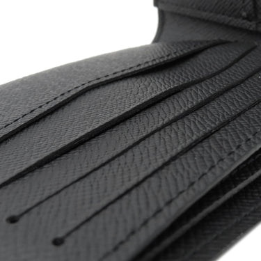 ルイヴィトン LOUIS VUITTON ポルトフォイユ スレンダー ロープパターン N41678 ダミエグラフィット ダミエグラフィットキャンバス 三つ折り財布 黒 赤 イニシャル刻印あり