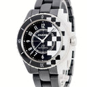 腕時計 シャネル CHANEL J12 サイバネティック 38mm H7988 自動巻き メンズ シースルーバック 2トーン cal.12.1 アラビア コンビ