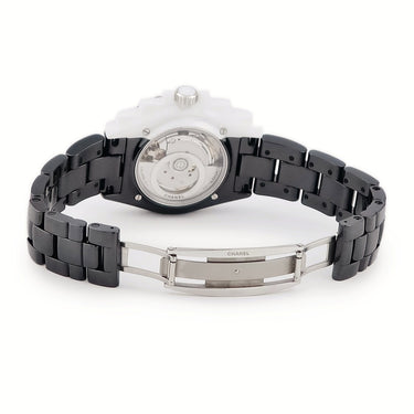 腕時計 シャネル CHANEL J12 サイバネティック 38mm H7988 自動巻き メンズ シースルーバック 2トーン cal.12.1 アラビア コンビ