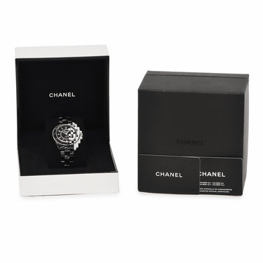 腕時計 シャネル CHANEL J12 サイバネティック 38mm H7988 自動巻き メンズ シースルーバック 2トーン cal.12.1 アラビア コンビ