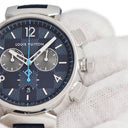 腕時計 ルイヴィトン LOUIS VUITTON タンブール GM ダミエ グラフィット クロノグラフ QA094Z クオーツ メンズ デイト スモセコ クォーツ