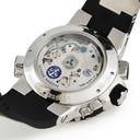 腕時計 ユリスナルダン ULYSSE NARDIN マリーン レガッタ 1553-155-3/40 自動巻き メンズ ホワイト ローマン バー クロノグラフ マリン