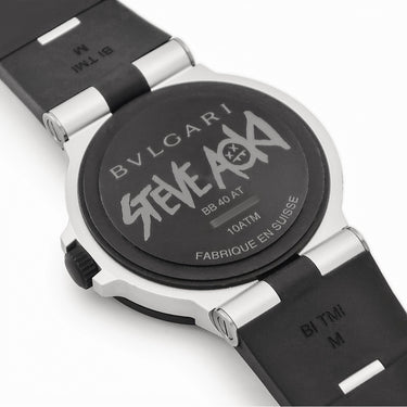 腕時計 ブルガリ BVLGARI ブルガリブルガリ アルミニウム スティーブ アオキ限定モデル 103539 BB40AT 自動巻き メンズ STEVE AOKI