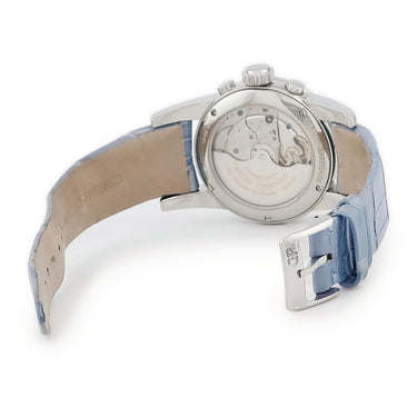 腕時計 ジラールペルゴ GIRARD PERREGAUX スモール クロノグラフ 80460.0.11.11M7 自動巻き レディース 純正ダイヤ シェル 青針 ローマン