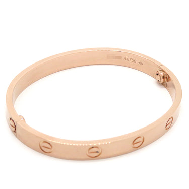 カルティエ Cartier LOVE ラブブレス B6067416 ピンクゴールド K18PG #16 ブレスレット 750 18K 18金 バングル