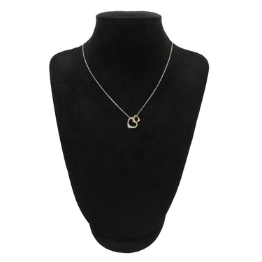 ティファニー Tiffany & Co ダブルオープンハート ピンクゴールド シルバー925 K18PG ネックレス 18K シルバー PG T&Co.