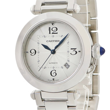 腕時計 カルティエ Cartier パシャ ドゥ カルティエ 41mm WSPA0009 自動巻き メンズ ギヨシェ 青針 ブルースティール デイト