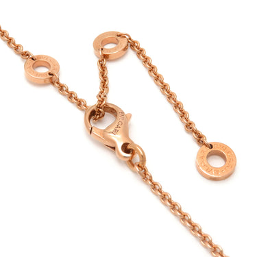 ブルガリ BVLGARI ビーゼロワン ネックレス 346082 ピンクゴールドXホワイト K18PG セラミック ネックレス B-zero1 ペンダント 18K 750PG 白 　