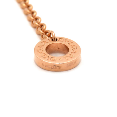 ブルガリ BVLGARI ビーゼロワン ネックレス 346082 ピンクゴールドXホワイト K18PG セラミック ネックレス B-zero1 ペンダント 18K 750PG 白 　