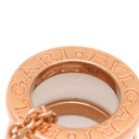 ブルガリ BVLGARI ビーゼロワン ネックレス 346082 ピンクゴールドXホワイト K18PG セラミック ネックレス B-zero1 ペンダント 18K 750PG 白 　