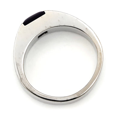 ノンブランド NON BRAND アメジスト リング ホワイトゴールド K18WG アメジスト リング 指輪 タンクリング 11号