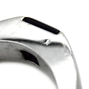 ノンブランド NON BRAND アメジスト リング ホワイトゴールド K18WG アメジスト リング 指輪 タンクリング 11号